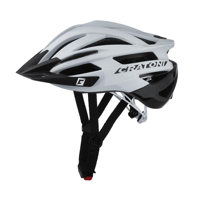 Fahrradhelm CRATONI Agravic weiß-schwarz