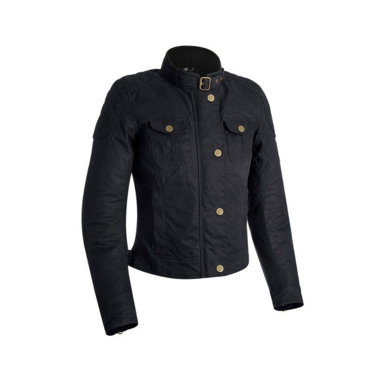Oxford Holwell Damen-Motorradjacke Schwarz Ausverkauf