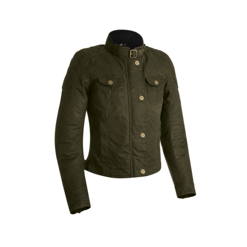 Damen Oxford Holwell Grün Motorradjacke Ausverkauf