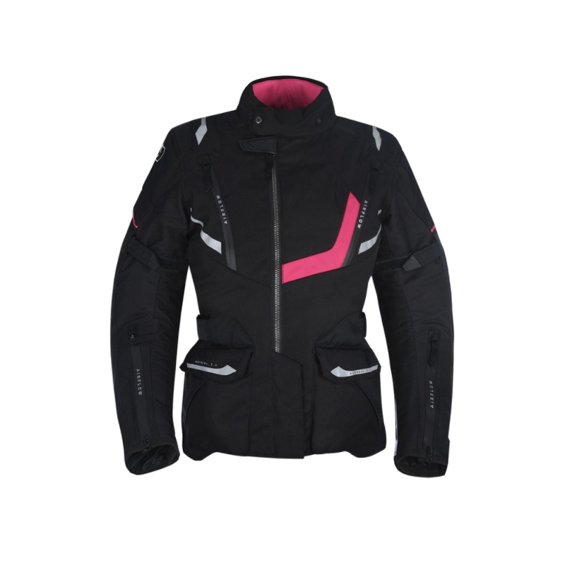 Oxford Montreal 3.0 Motorradjacke für Frauen in Schwarz und Rosa