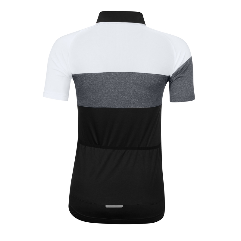 Damen Trikot FORCE View schwarz-weiß-grau - kurzarm Ausverkauf