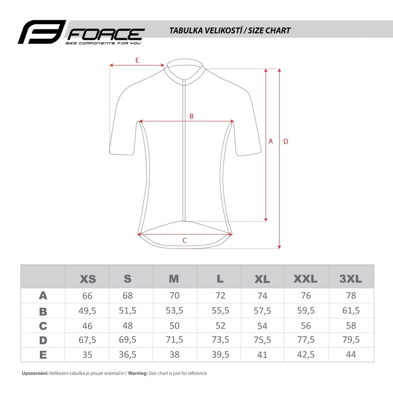 Trikot FORCE MTB Core rot-schwarz Ausverkauf