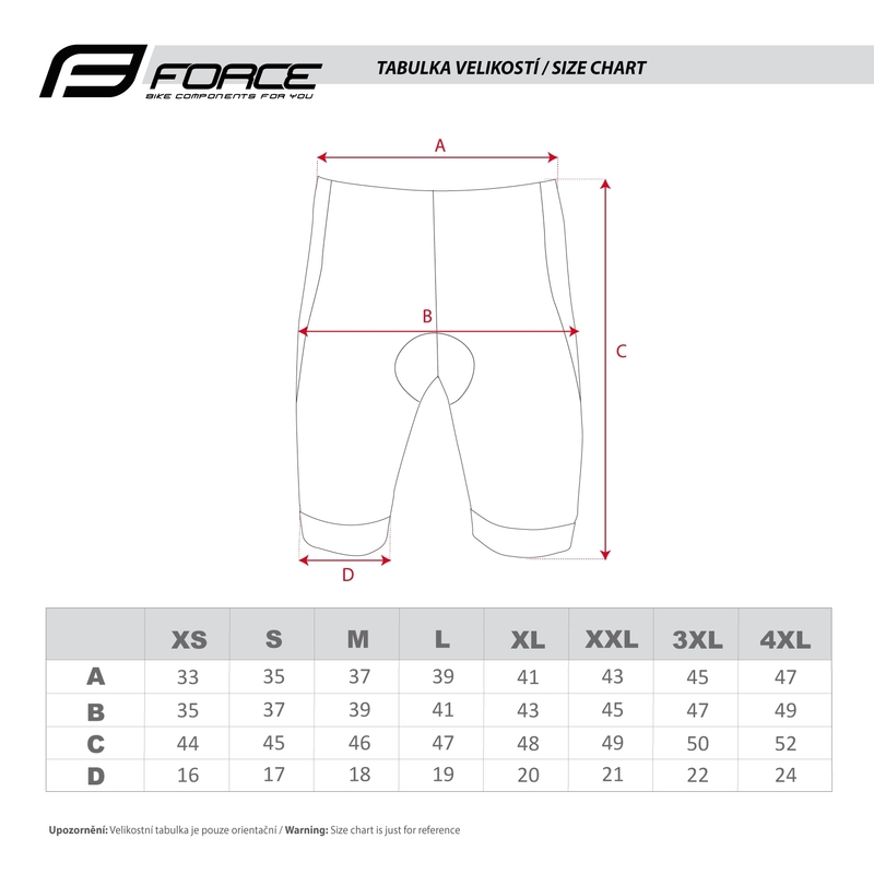 Shorts FORCE B30 schwarz-grau Ausverkauf