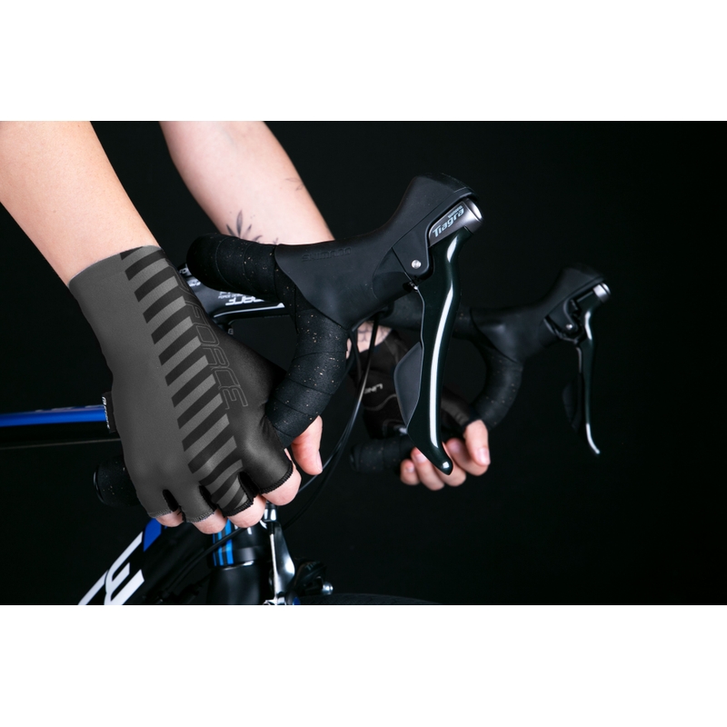 FORCE Line Handschuhe grau-schwarz Ausverkauf