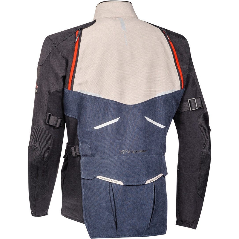 Motorradjacke IXON Eddas schwarz-blau-beige Ausverkauf