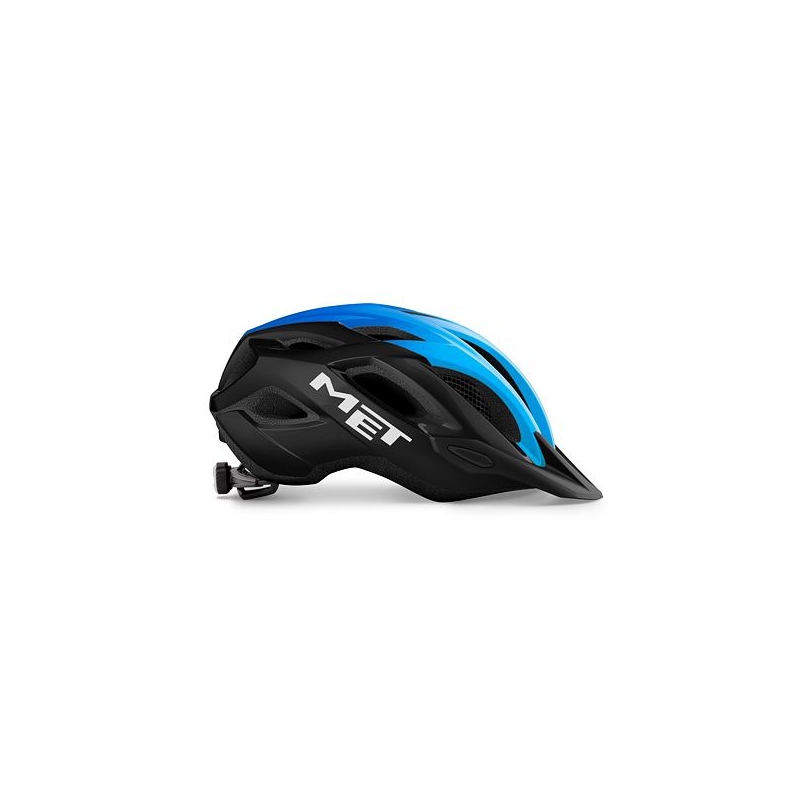 MET Crossover Fahrradhelm Schwarz-Blau Ausverkauf