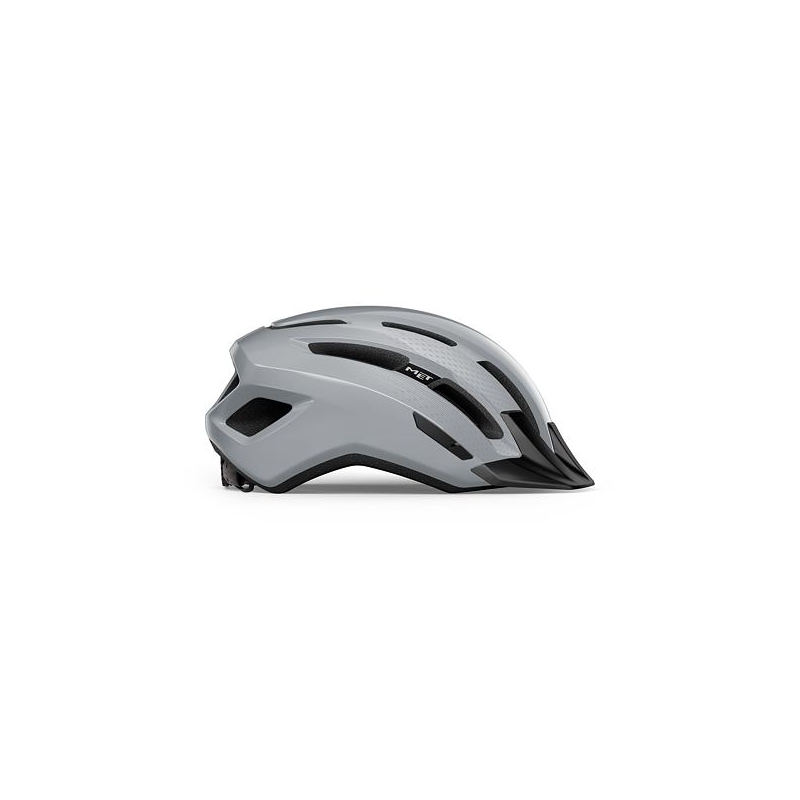 Fahrradhelm MET Downtown grau glänzend Ausverkauf