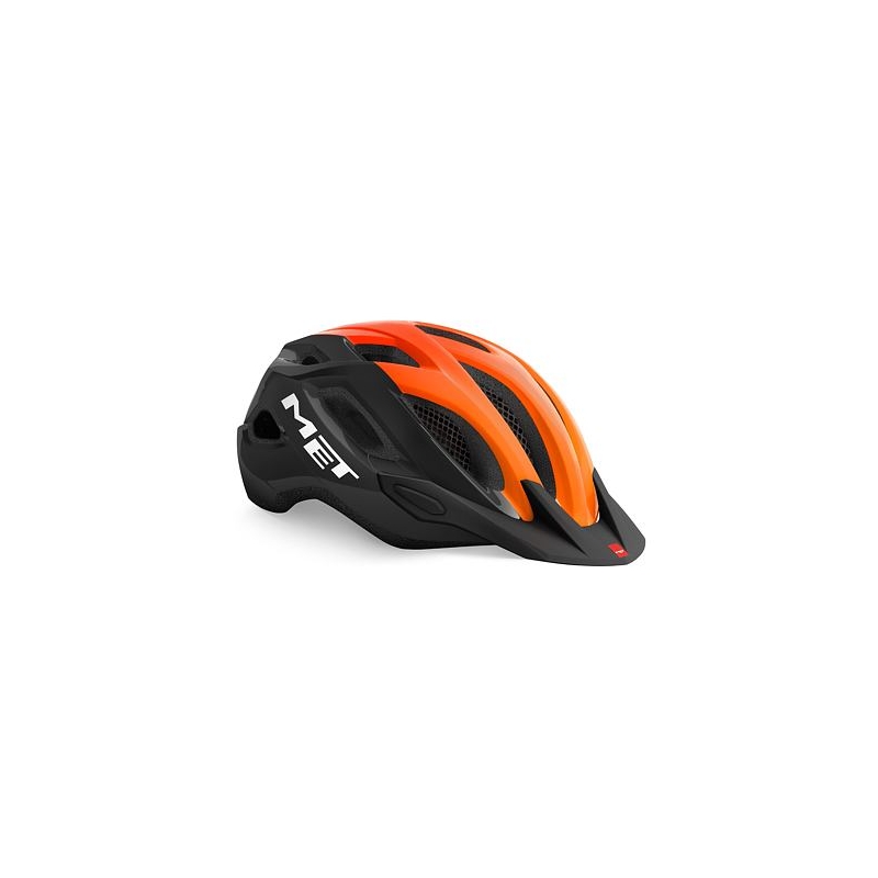 MET Crossover Radsporthelm schwarz-orange Ausverkauf