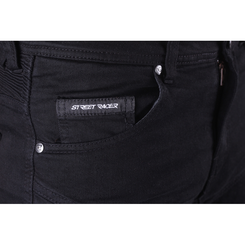 Street Racer Stretch II CE Motorradjeans Schwarz