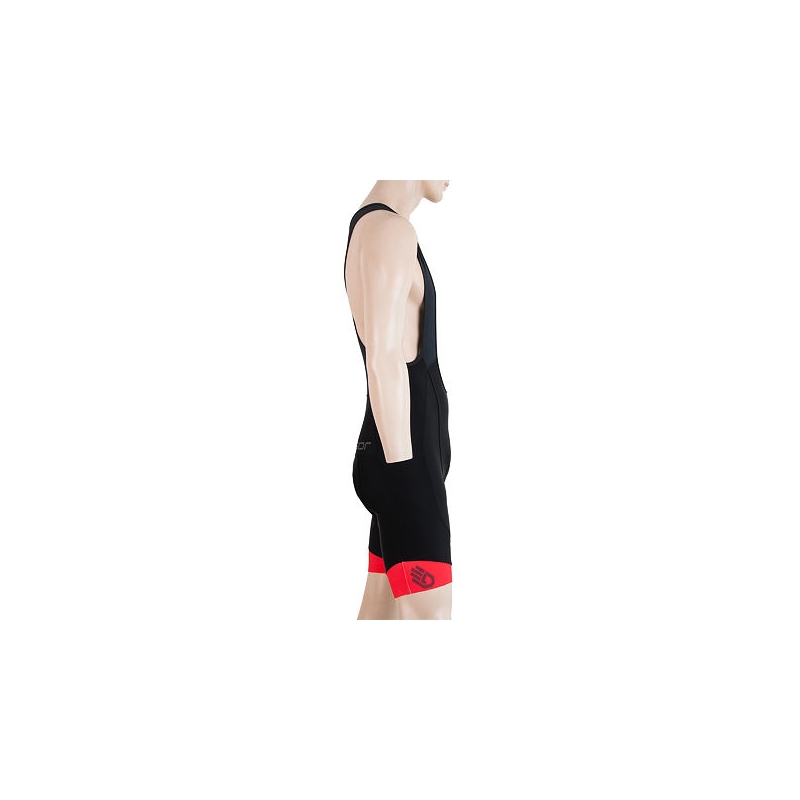 Shorts mit Hosenträgern Sensor Race schwarz-rot Ausverkauf