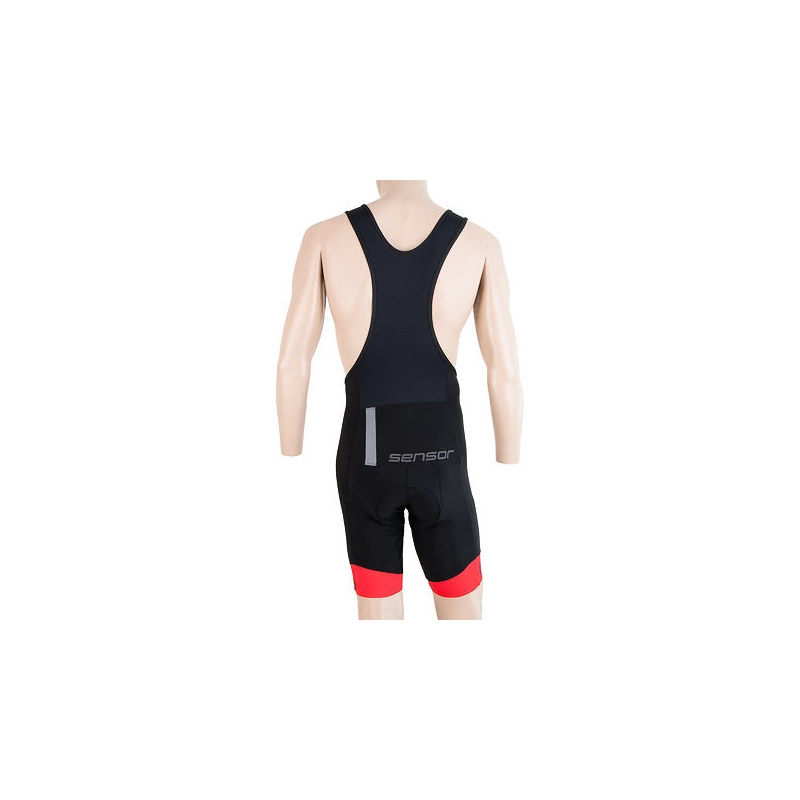 Shorts mit Hosenträgern Sensor Race schwarz-rot Ausverkauf
