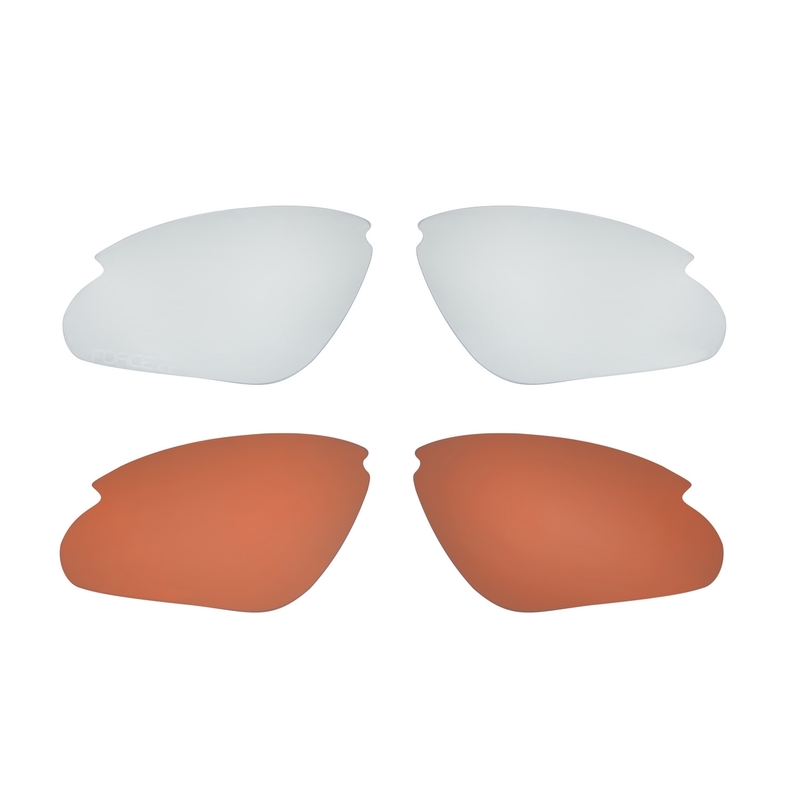 FORCE Air fluo Schutzbrille gelb-schwarz Ausverkauf
