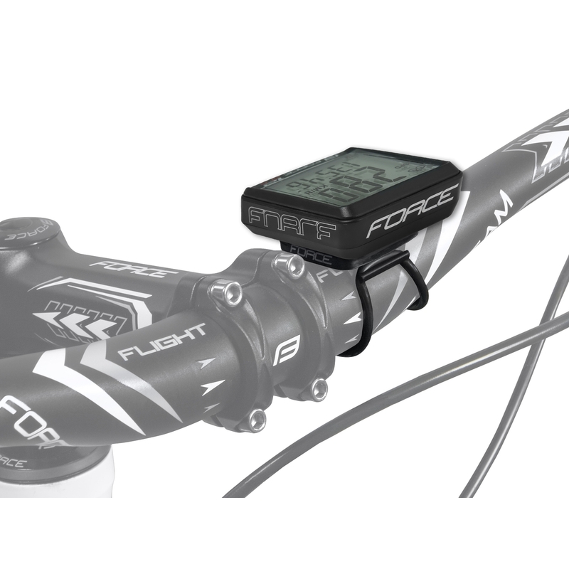FORCE WLS 12 Fahrradcomputer schwarz Ausverkauf