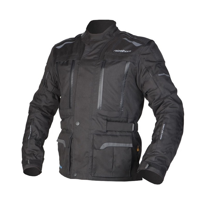 Rebelhorn Hardy Schwarz Motorradjacke Ausverkauf