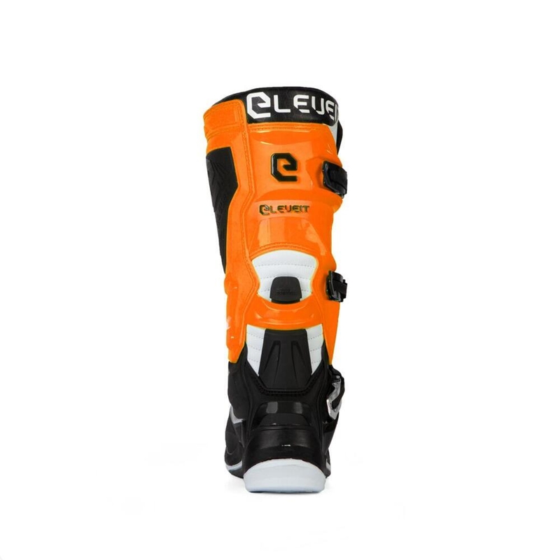 Eleveit X-Legend Schwarz-Orange-Weiß Motorradstiefel Ausverkauf