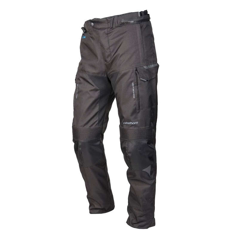 Rebelhorn Hardy Schwarz Motorradhosen Ausverkauf