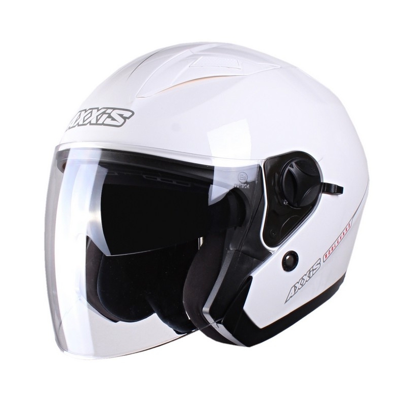 Offener Motorradhelm Axxis Boulevard Weiß Ausverkauf