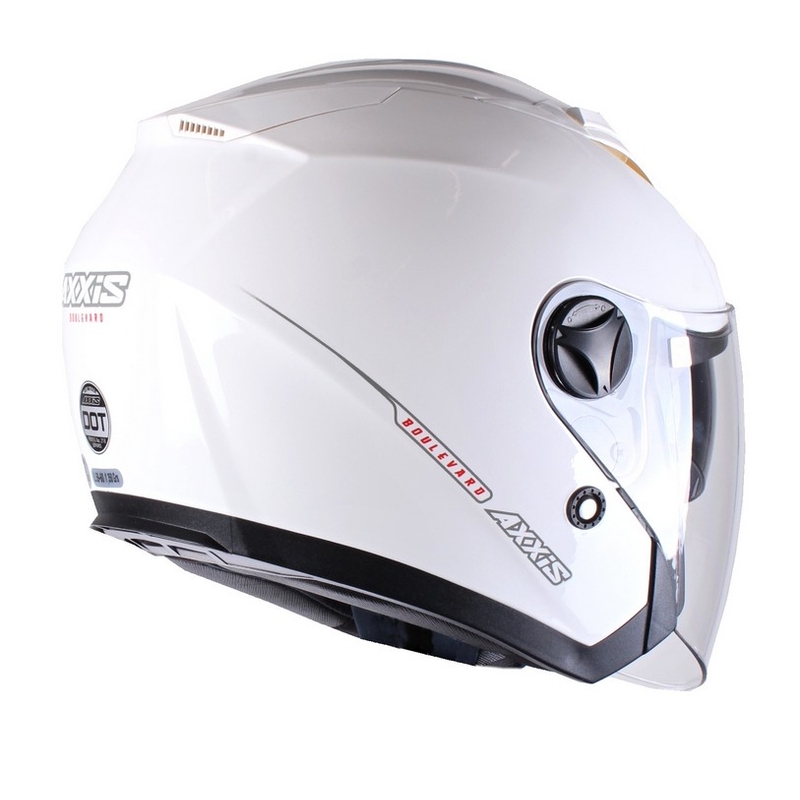 Offener Motorradhelm Axxis Boulevard Weiß Ausverkauf
