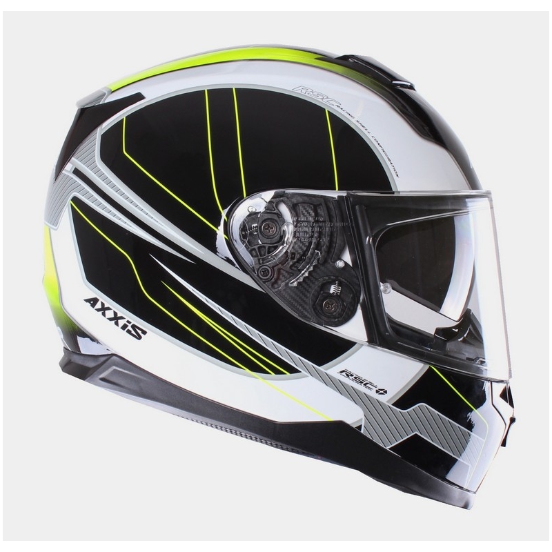 Motorradhelm Axxis Debut schwarz-fluo gelb