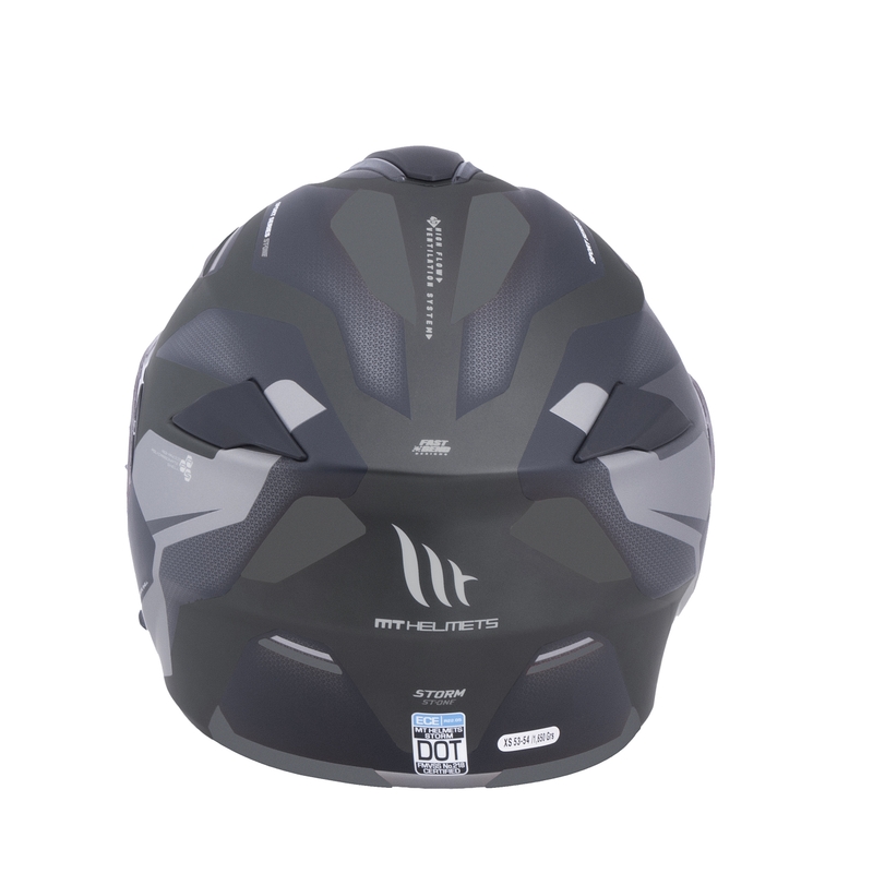 MT Storm ST-ONE Motorradhelm schwarz-grau Ausverkauf
