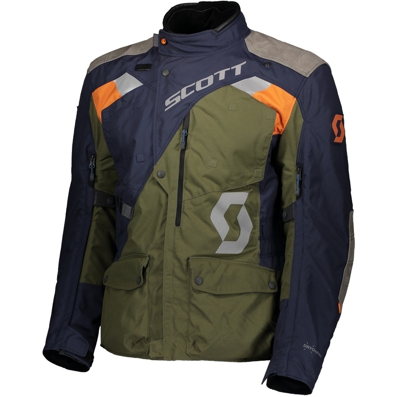 Motorradjacke SCOTT Dualraid Dryo blau-grün Ausverkauf