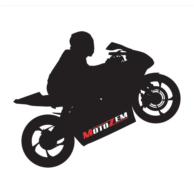 MotoZem Sport Bike Aufkleber