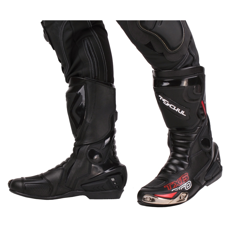 Motorradstiefel Tschul TX6-Pro schwarz - Klasse II