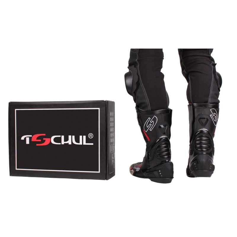 Motorradstiefel Tschul TX6-Pro schwarz - Klasse II