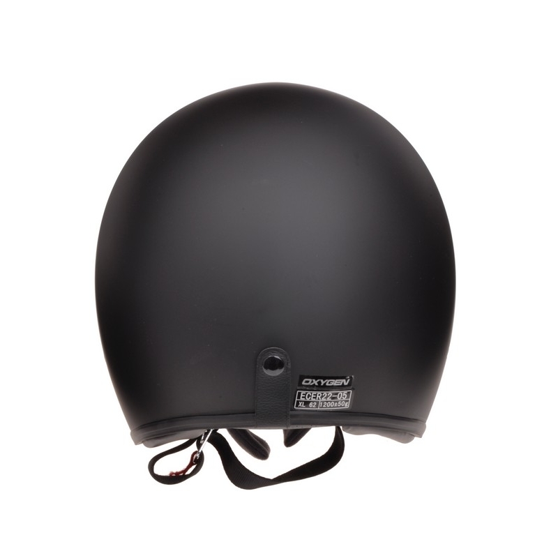 Offener Motorradhelm Cassida Oxygen schwarz matt - II. Qualität