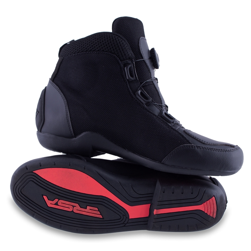 RSA Myrkur Schwarz Motorradstiefel Ausverkauf
