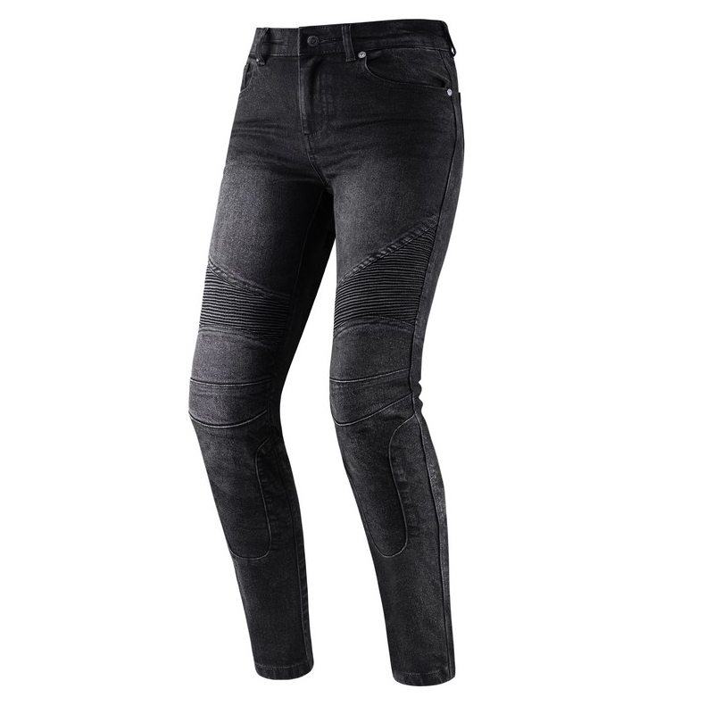 Rebelhorn Vandal Schwarze Motorradjeans für Frauen Ausverkauf