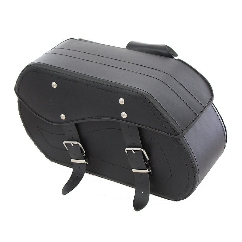 Chopper RSA-12A Leder Motorradtaschen mit Schloss - II. Qualität