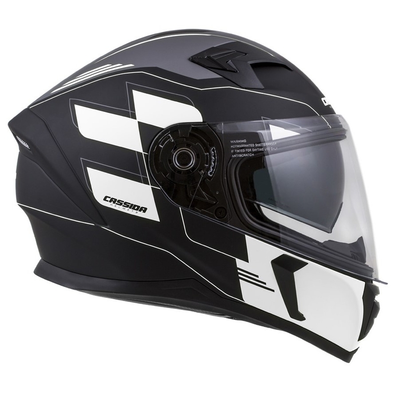 Integralhelm Cassida Integral 3.0 RoxoR schwarz-weiß-grau - II.