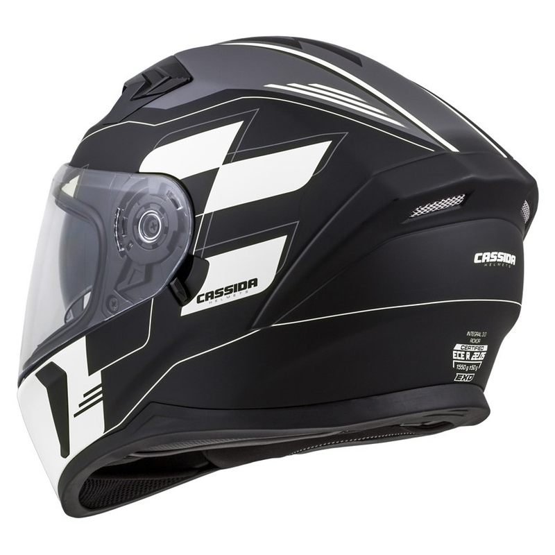 Integralhelm Cassida Integral 3.0 RoxoR schwarz-weiß-grau - II.
