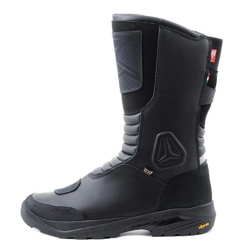 Motorradstiefel Falco Tourance schwarz-grau-rot - Qualität II