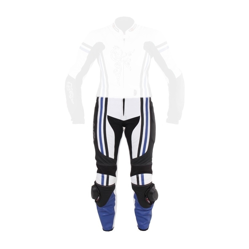 Damen Tschul 554 weiß-schwarz-blaue Hose Ausverkauf