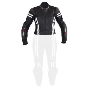 Damen Jacke Tschul 556 schwarz und weiß Ausverkauf