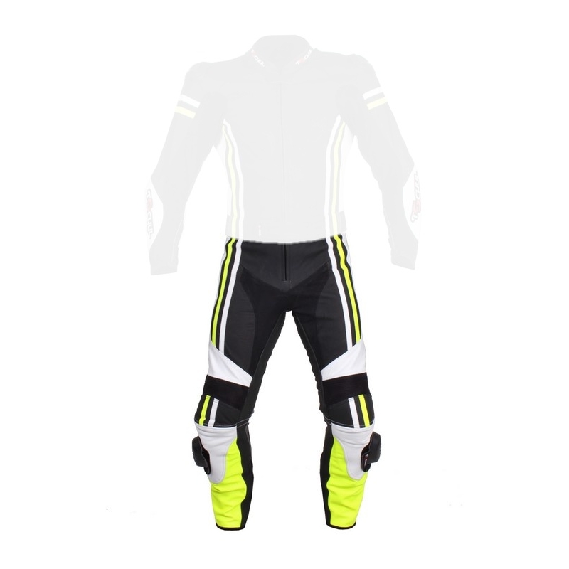 Herren Tschul 555 schwarz-weiß-fluorgelbe Hose Ausverkauf
