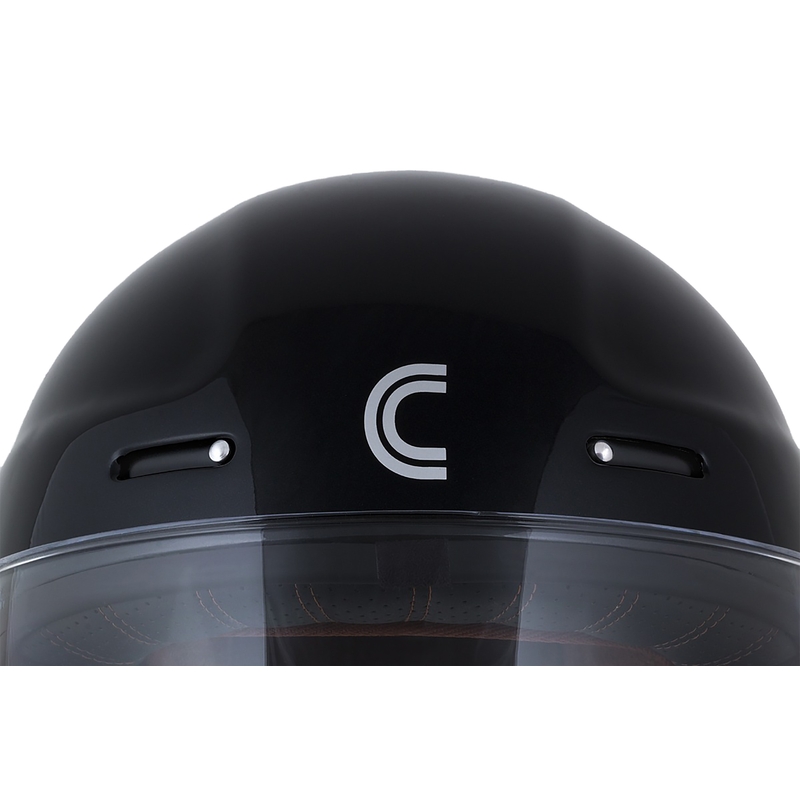 Cassida Fibre OPG schwarz-gold-silber integral Motorradhelm Ausverkauf