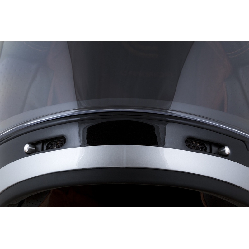 Cassida Fibre OPG schwarz-gold-silber integral Motorradhelm Ausverkauf