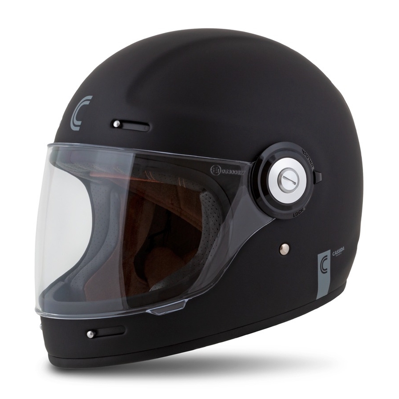 Cassida Fibre Integral Motorradhelm schwarz matt Ausverkauf