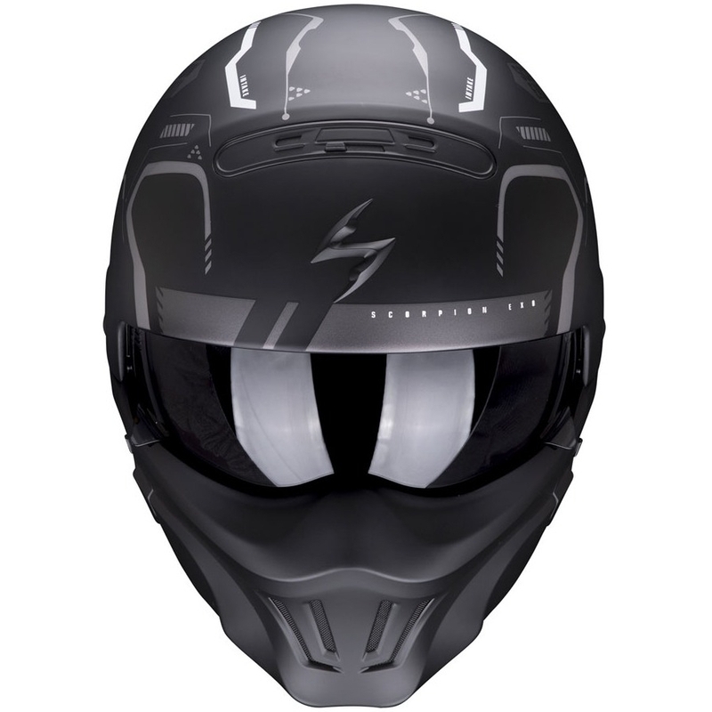 Helm Scorpion EXO-COMBAT EVO Ram schwarz-silber matt