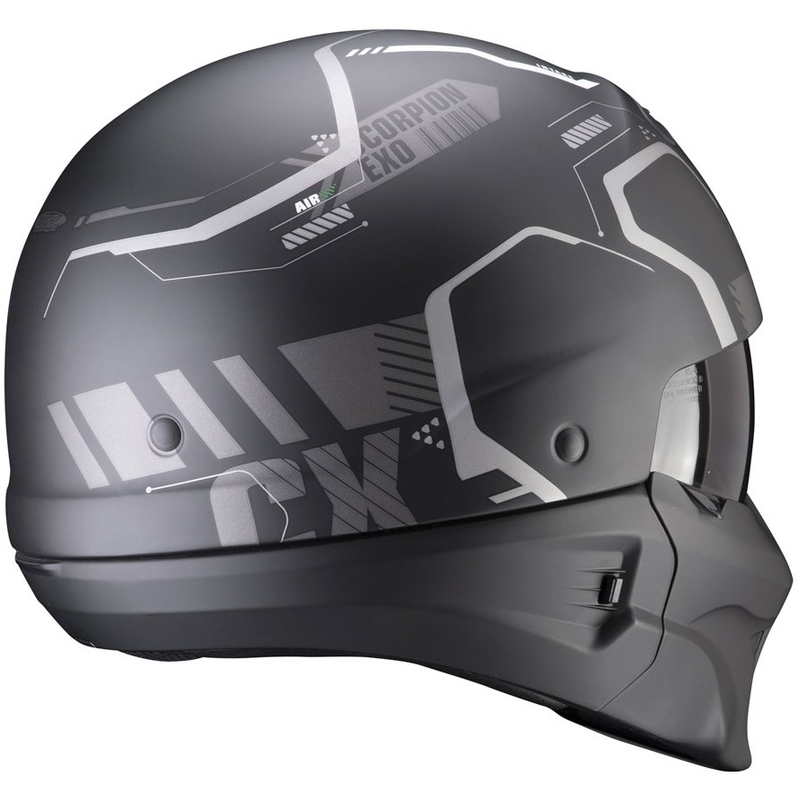 Helm Scorpion EXO-COMBAT EVO Ram schwarz-silber matt