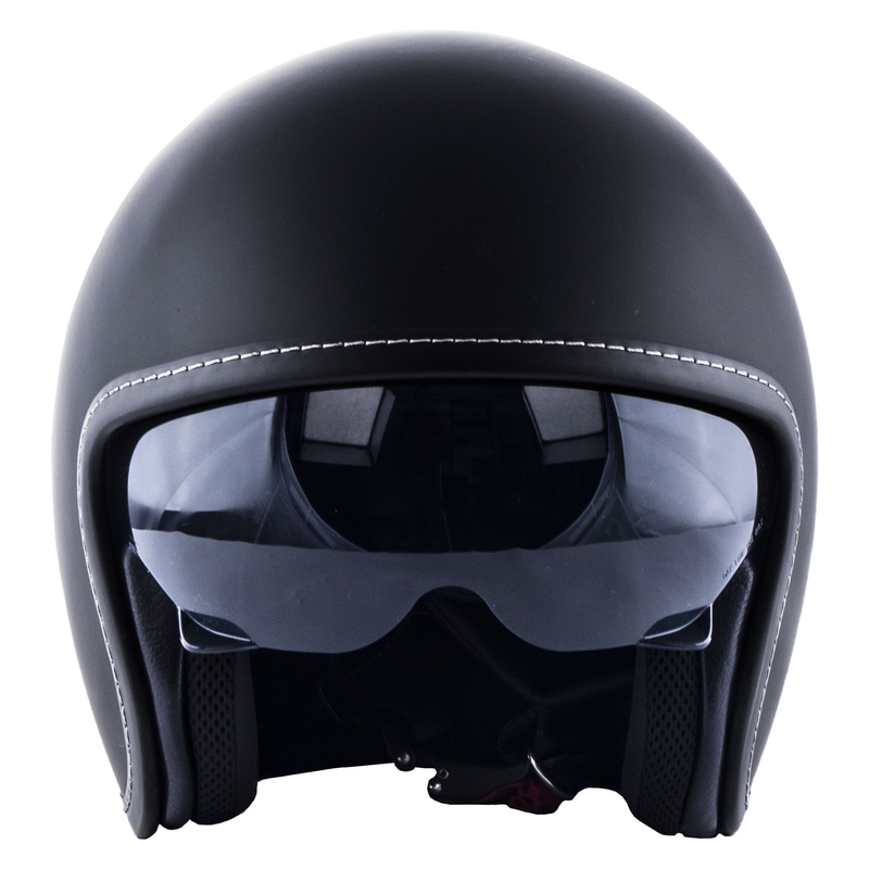Offener Motorradhelm RSA Shadow schwarz matt