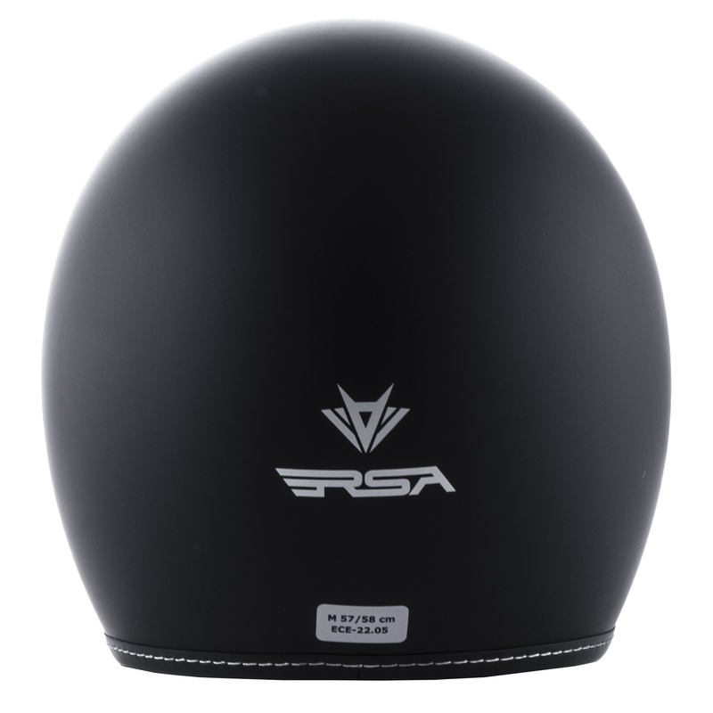 Offener Motorradhelm RSA Shadow schwarz matt