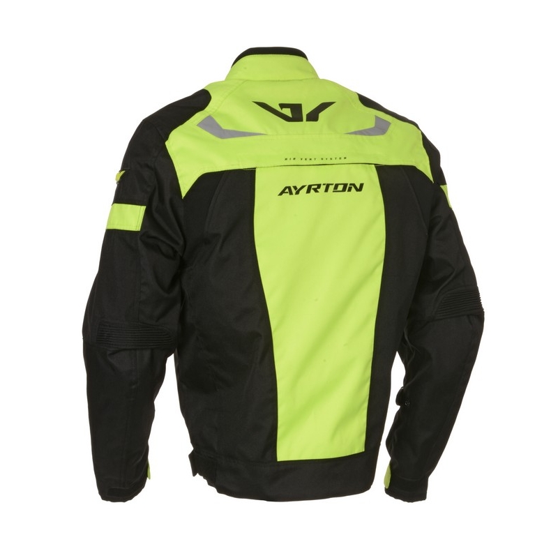 Ayrton Sting schwarz-fluorgelbe Motorradjacke Ausverkauf