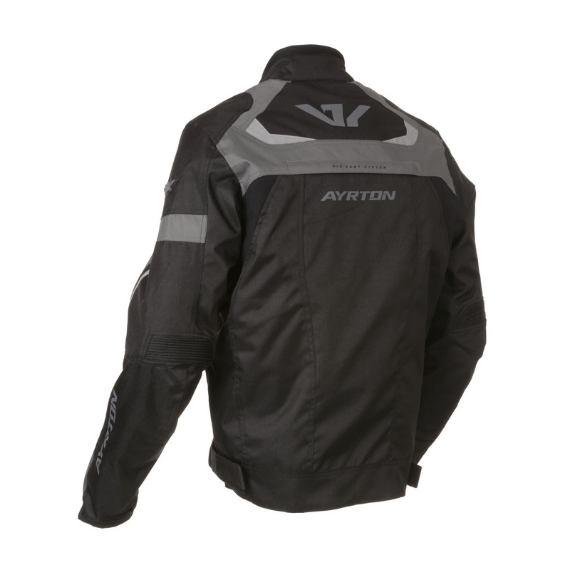 Ayrton Sting schwarz und grau Motorrad Jacke Ausverkauf