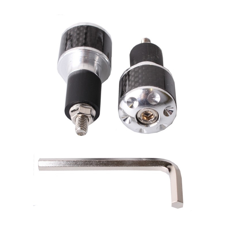 R-TOOL Lenkerendkappen silber