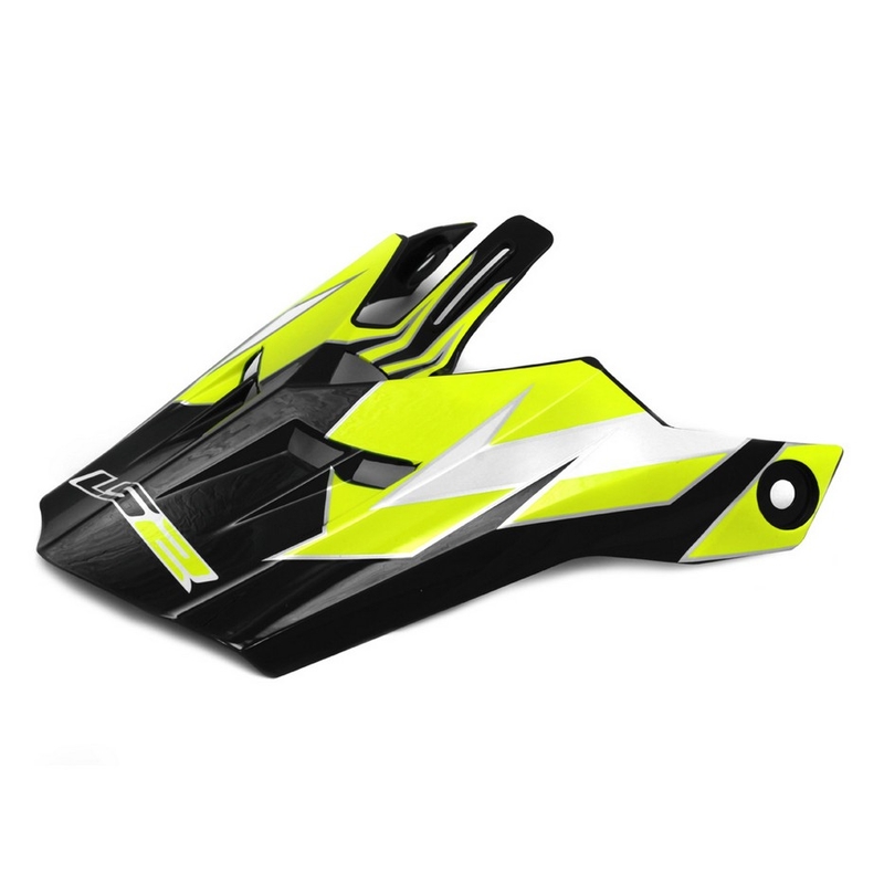 Helmvisier LS2 PEAK MX456 Factory weiß-schwarz-gelb