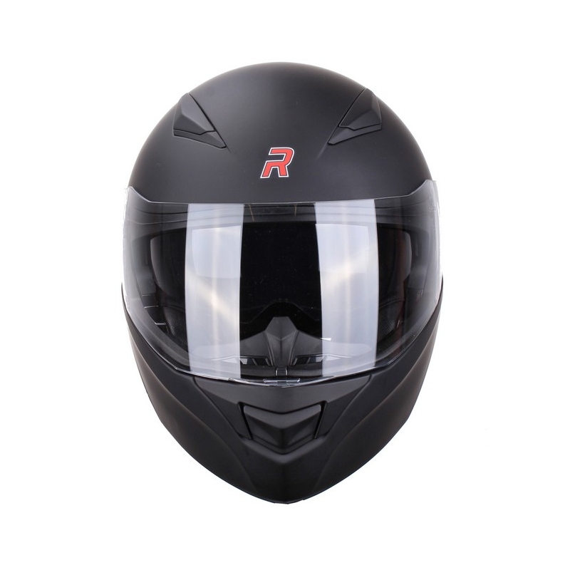 Motorradhelm flip-up Rhino Highway schwarz matt Ausverkauf
